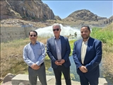 رهاسازی آب از سد